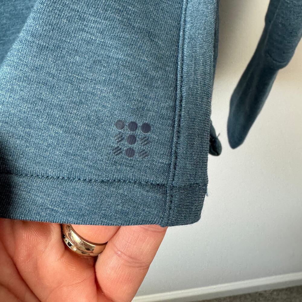 Title Nine Women's Manresa Hoodie Turquoise Size Small - Picture 9 of 9